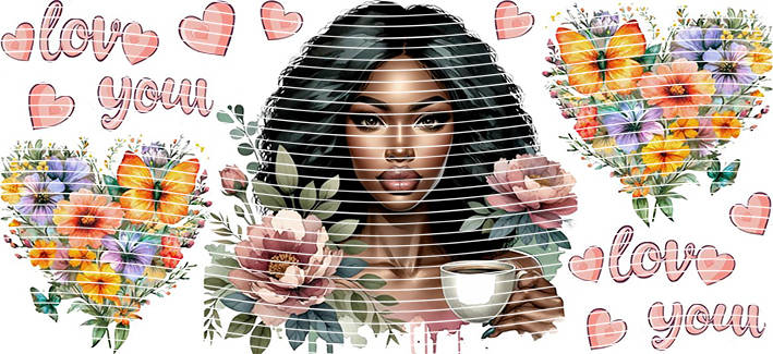 16oz Sunflower Girl-SU-127